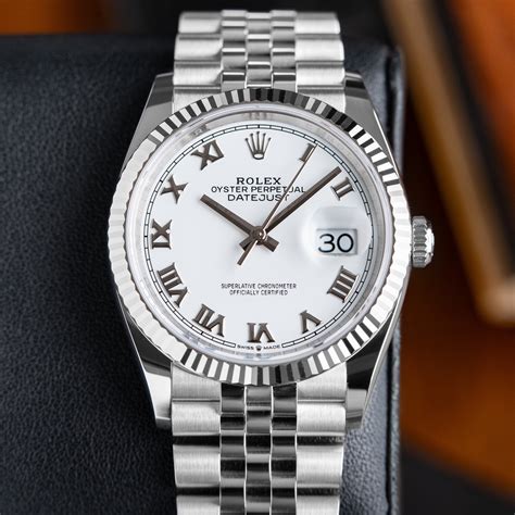 rolex datejust 36 zifferblätter|rolex datejust 36mm white dial.